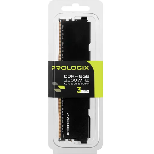 Модуль пам'яті для комп'ютера DDR4 8GB 32GB 3200 MHz Black Prologix (PRO8GB3200B4) - фото 4