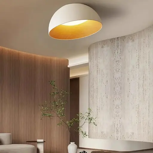 Стильний та сучасний світильник у білому корпусі Ø 35х23 см | Арт. SG015-350 WT | Line F - фото 7