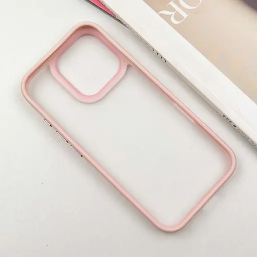 Чохол Epik TPU+PC Metal Buttons для Apple iPhone 16 Pro 6.3 Рожевий - фото 4