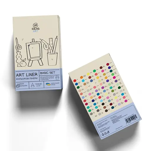 Набір кольорових лінерів, 72 кольори, IDEA10-AL72SET, 99IDEAS - фото 2