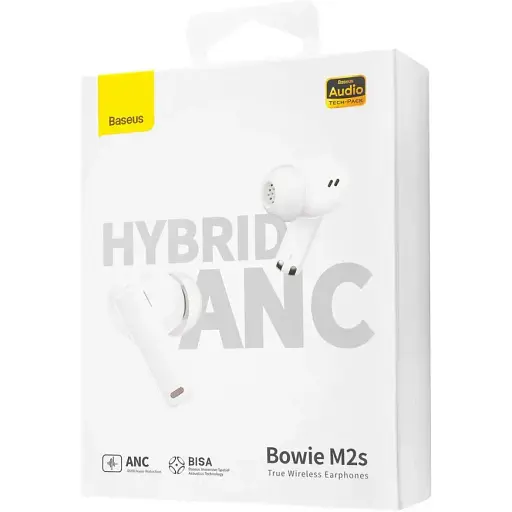 Бездротові навушники Baseus Bowie M2s TWS white - фото 2