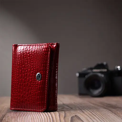 Кожаный женский кошелек ST Leather 11.5х8.5х2 см acs0029445 - фото 10