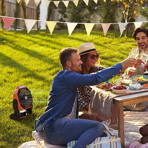 Вентилятор для кемпинга Mifanstech X20 со светодиодной подсветкой USB Box - фото 2