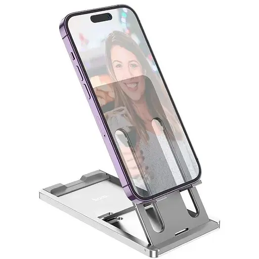Тримач Hoco Freedom metal folding desktop stand HD5 4.5-7" - фото 1