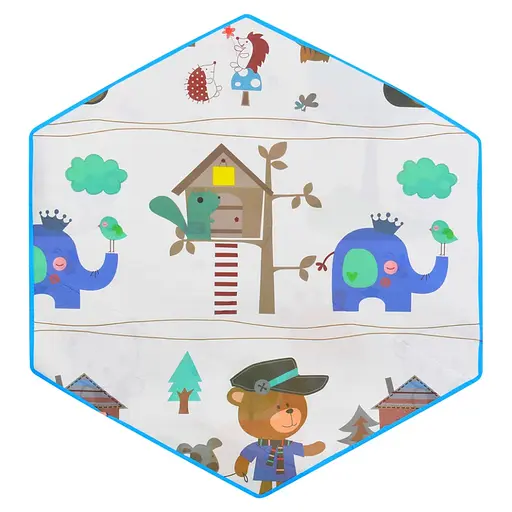 Дитячий манеж MR 1512 Silver Mist 146×127×110 см - фото 5