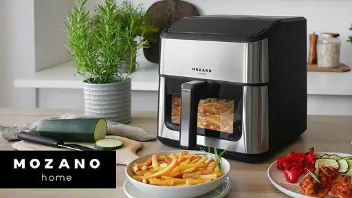 Аэрофритюрница Mozano AirFry Chef AGD/FRY/03# 8 л 1800 Вт 21 программа - фото 7