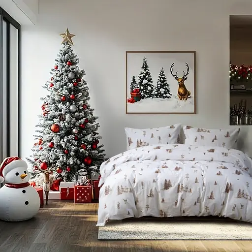 Постельное белье Lotus Home Фланель - Fairy deer евро (svt-2000022348997) - фото 5