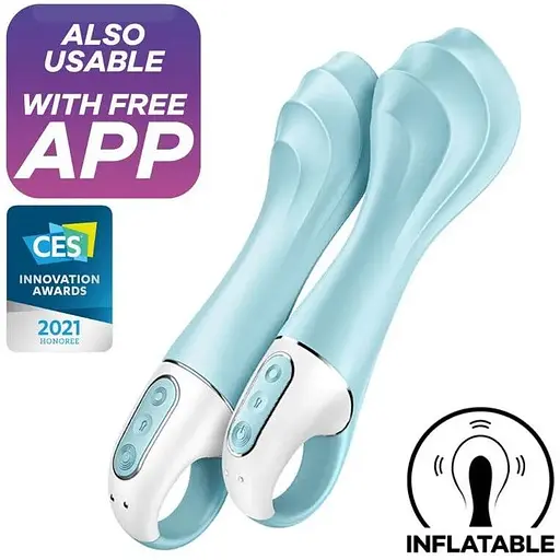 Смарт-вібратор точки G Satisfyer Air Pump Vibrator 5+, надувається - фото 2