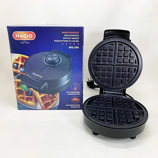 Вафельниця електрична MAGIO MG-394 для приготування бельгійських вафель 88304 - фото 9