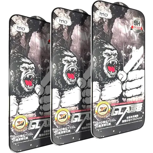 Захисне скло DK для Apple iPhone 16 Pro Full Glue 3D MO King Kong 019627 black 3 шт.