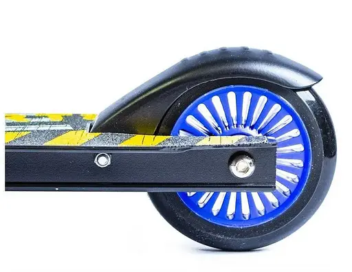 Трюковый двухколесный самокат Scale Sports Tornado на подшипниках Abec-9 (Синий) - фото 4