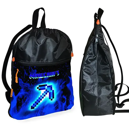 Школьный рюкзак детский Minecraft + Сумка для обуви спортивной формы рюкзак-мешок для мальчика (01727) - фото 2
