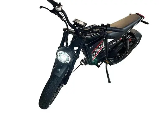 Электровелосипед Crosser E-CODE 20 дюймов (1000W/ 48V/ 20Ah) Черный - фото 2