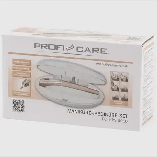 Набір для манікюру та педикюру ProfiCare PC-MPS 3016 з підсвічуванням і 6 насадками - фото 5
