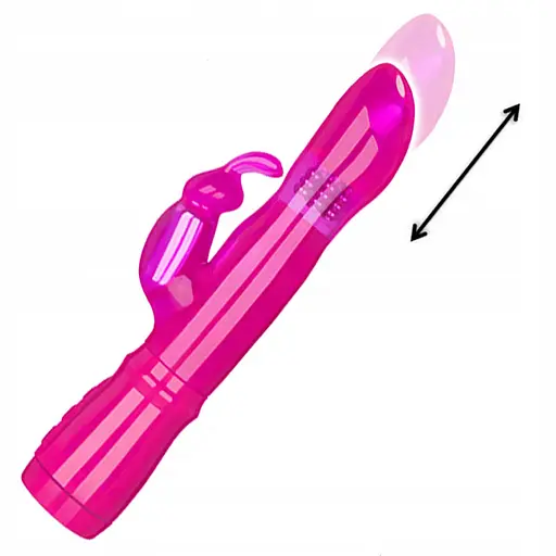 Вібратор-кролик Dorcel Furious 23.5 см рожевий - фото 3