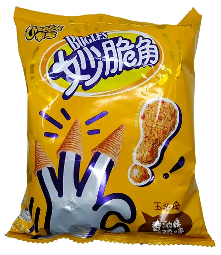 Снек Cheetos Crispy bugles spicy chicken зі смаком Гостра курка, 40 г