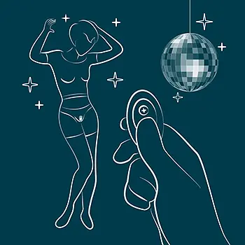 Вібратор-трусики Party Romp, 8,7 см (фіолетовий) - фото 11