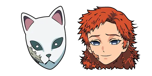 Брелок маска Сабіто Sabito Клинок, що розсікає демонів Demon Slayer: Kimetsu no Yaiba KY 22.05 - фото 3