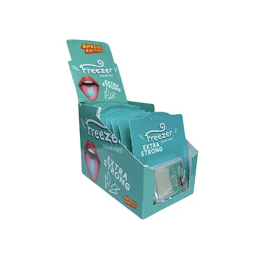 Смужки Freezer екстра свіжість, для свіжого подиху,  у наборі 12 коробочок по 20 смужок-аркушів у кожній - фото 2
