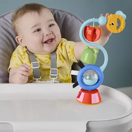 Игрушка на присоске Fisher-Price Лягушка и бабочка (JHB46) - фото 5