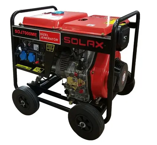 Генератор дизельний Solax 4.6/5.0 кВт, однофазний, ручний/електрозапуск (SDJ7000ME) - фото 1