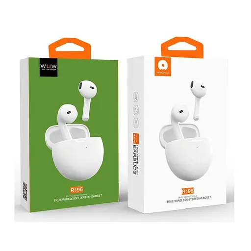 Беспроводные наушники WUW-R196, TWS, BT5.0, 30mAh, 180mAh, 4h, white - фото 4