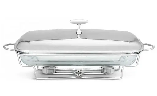 Мармит настольный подогреватель еды Edenberg EB-1441 прямоугольный 3 л термостойкая стеклянная посуда - фото 1