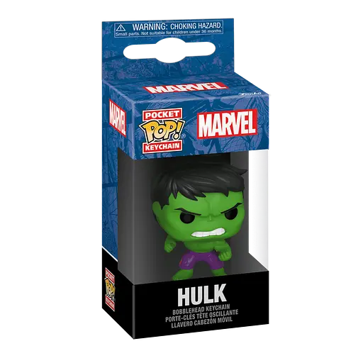 Коллекционная фигурка брелок Funko Pop Марвел Халк Marvel Hulk 4 см M H K1420 - фото 3