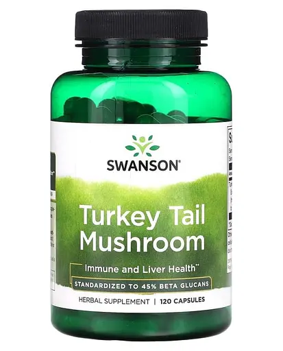Гриби трутовика Swanson Turkey Tail Mushroom 500 mg 120 caps (1086-2023-10-2310)