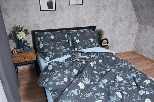 Підковдра Moon&Star Бязь Gold Люкс Cornflower Двоспальна 175x210 см - фото 4