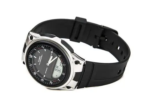 Годинники наручні чоловічі чорні кварцові оригінальні Японія Casio Collection AW-80-1AVES - фото 2