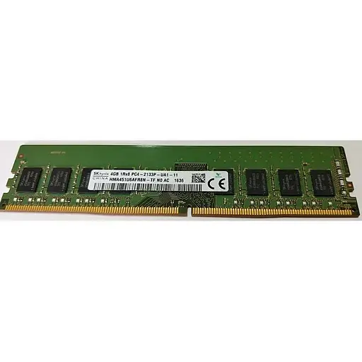 Оперативна пам'ять Hynix DDR4 4GB 2133MHz 1Rx8 PC4-17000, non-ECC Unbuffered Б/В