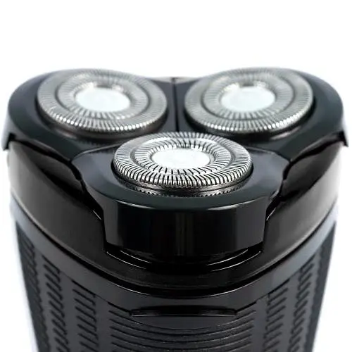 Электробритва Новый Харьков НХ-8508 Фаворит-Q Red, 6W, роторная, сухое бритье, 3 головки для бритья, двойные лезвия, плавающая конструкция ножей, повторение контуров лица, питание аккумуляторный Li-ion, триммер для висков - фото 4