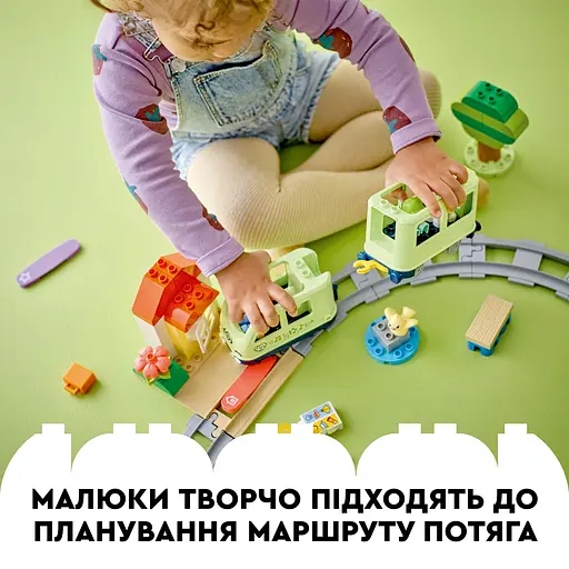 Конструктор LEGO DUPLO Інтерактивний пригодницький потяг 57 деталей (10427) - фото 12