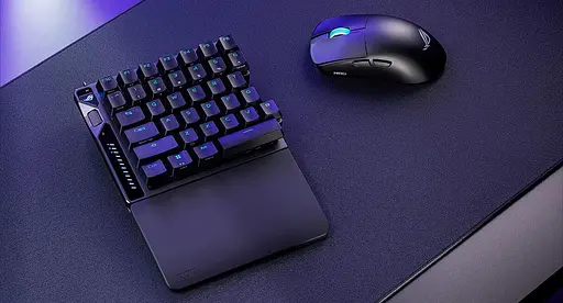 Клавіатура ASUS ROG Falcata Split 83key Magnetic Switch USB-A/WL/BT EN RGB Black (90MP043H-BKUA20) - фото 11