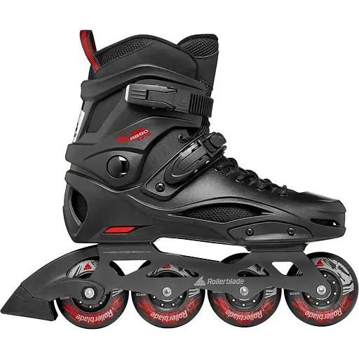 Ролики Rollerblade RB 80 45.5 Black-Red (1012-07400500-741-300) - фото 2