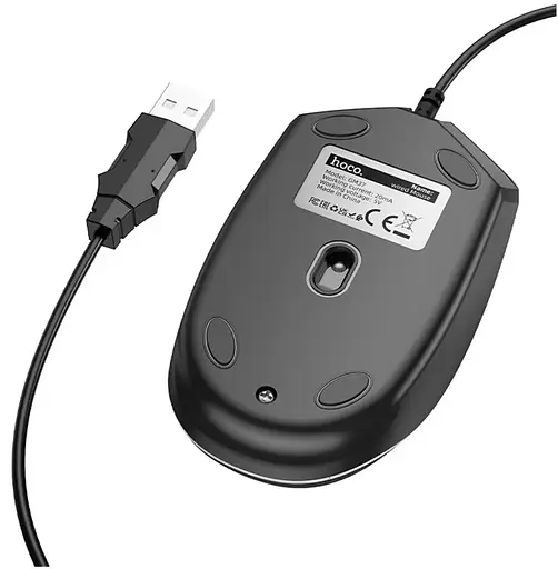 Комп'ютерна мишка Hoco GM37 Wonderful gaming luminous Black - фото 3