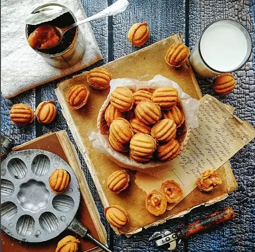 Орешница форма для выпечки крупных орешков со сгущенкой (8 орехов) + цветок, ХЕАЗ 81838 - фото 6