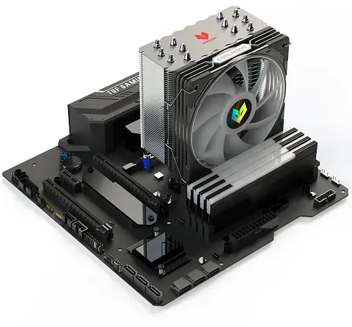 Кулер для процессора Coolmoon Aosor AS600 BLACK (AS600 BLACK) - фото 11