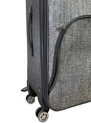 Валіза тканинна (Impertex) Велшика (L)Водонепроникна на 4 Подвійних Колесах 120 л Розширенням TK009-L - фото 3