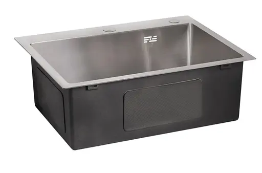 Кухонная мойка Lidz H5845 Brush 3.0/1.0 мм (LIDZH5845BRU3010) - фото 3