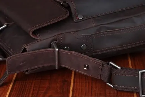 Чоловіча шкіряна сумка Vintage 44х30х8 см sum0012591 - фото 9