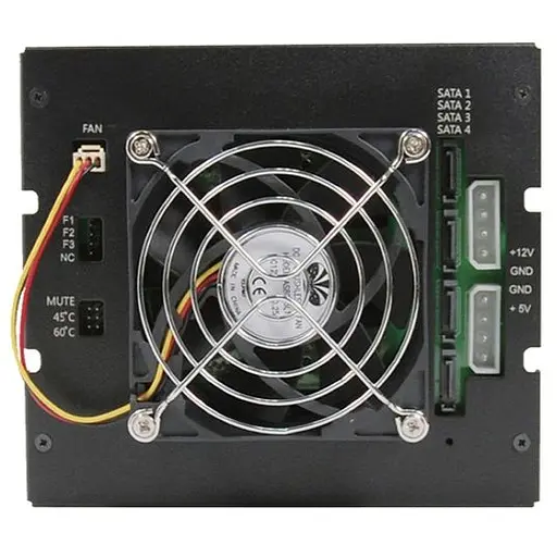 Бекплейн Chieftec CMR-3141SAS 3x5.25" -> 4x3.5" HDDs Hot-Swap Metal - фото 3