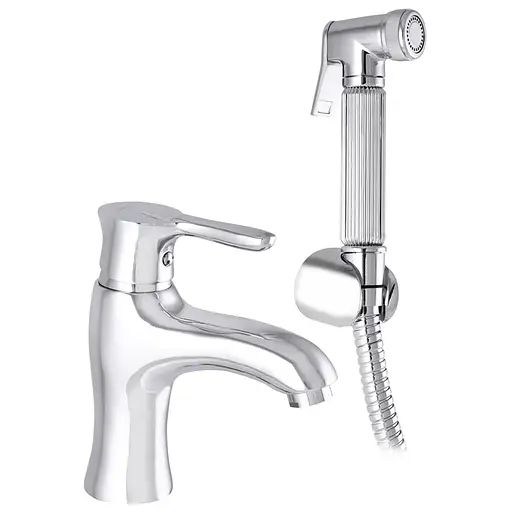 Смеситель для умывальника Zerix Z1211 ZX0455 Хром - фото 1