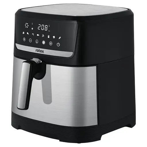 Аерофритюрниця Rotex ROM970-XXL Up&DownFry електрична 7.5л Срібляста 2000Вт - фото 2