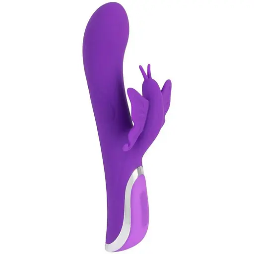 Вібратор-кролик Sweet Smile Rechargeable Rotating 23 см фіолетовий