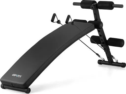 Наклонная лава для тренировок пресса Gymtek XL200 с эспандерами для дома - фото 2