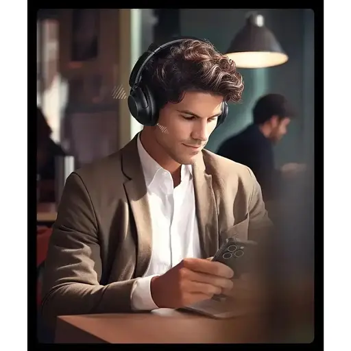 Навушники Ugreen HP202 HiTune Max5 Hybrid Active Noise-Cancelling Headphones Black (UGR-25255) - фото 8