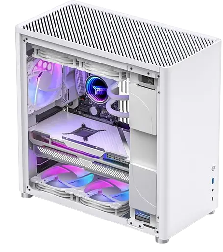 Корпус JONSBO D40 Aluminum White - фото 2