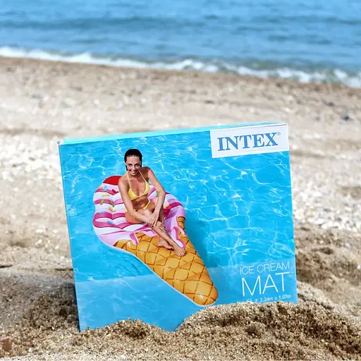 Пляжний надувний матрац Intex 58762 "Морозиво", серія "Десерт", 224 x 107 см - фото 2